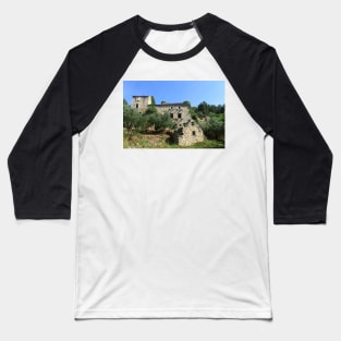 Abandoned Stone Farmhouse Baseball T-Shirt